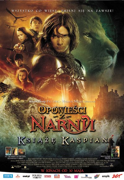 plakat Opowieści z Narnii: Książę Kaspian cały film